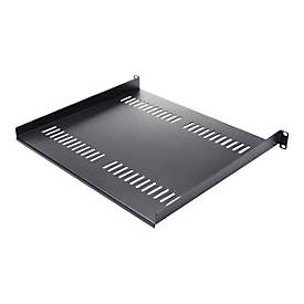 Belüfteter Server Rack Fachboden 1 HE - 40,6 cm Tief - Stahl Rack - Regal - 1U