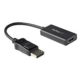 Image of StarTech.com DisplayPort auf HDMI Adapter mit HDR - 4K 60Hz - Schwarz - DP auf HDMI Konverter - DP2HD4K60H - Videoadapter - DisplayPort / HDMI - 25.16 cm