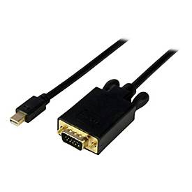 Image of StarTech.com DisplayPort auf VGA Kabel 4,5m (Stecker/Stecker) - Aktiver DP zu VGA Kabel Adapter/ Konverter für PC 1920x1200 - Schwarz - DisplayPort-Kabel - 4.57 m