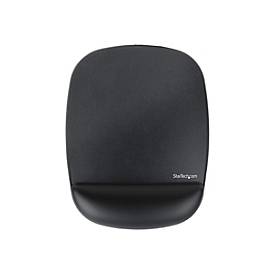StarTech.com Ergonomisches Mauspad mit Gelkissen, 17x18x2cm, Gepolstertes Gel Mauspad für ergonomischer Arbeitsplatz mit Handgelenkauflage und rutschfeste PU-Basis unterlage (B-ERGO-MOUSE-PAD)