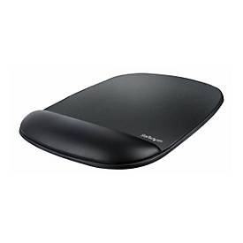 StarTech.com Ergonomisches Mauspad mit Gelkissen, 17x18x2cm, Gepolstertes Gel Mauspad für ergonomischer Arbeitsplatz mit Handgelenkauflage und rutschfeste PU-Basis unterlage (B-ERGO-MOUSE-PAD)