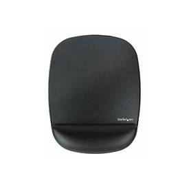 StarTech.com Ergonomisches Mauspad mit Gelkissen, 17x18x2cm, Gepolstertes Gel Mauspad für ergonomischer Arbeitsplatz mit Handgelenkauflage und rutschfeste PU-Basis unterlage (B-ERGO-MOUSE-PAD)