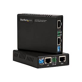 Image of StarTech.com Ethernet Extender Kit VDSL2 - Lan Netwerk Extender 10/100 Mbits/s bis zu 1 km - Kurzstreckenmodem - 100Mb LAN, Ethernet over VDSL - 10Base-T, 100Base-TX - bis zu 1 km