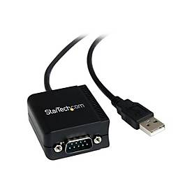 Image of StarTech.com FTDI USB 2.0 auf Seriell Adapter - USB zu RS232 / DB9 Schnittstellen Konverter (COM) - Stecker / Stecker 1,8m - Serieller Adapter - USB - RS-232