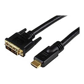 Image of StarTech.com HDMI auf DVI-D Kabel 3m (Stecker/Stecker) - HDMI/DVI Adapterkabel mit vergoldeten Kontakten - HDMI/DVI Videokabel Schwarz - Adapterkabel - HDMI / DVI - 3 m