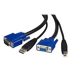 Image of StarTech.com KVM Kabel USB VGA für KVM Switch 1,8m - Kabelsatz für KVM Umschalter 2x USB A/B Stecker 2x VGA Stecker- Octopuskabel - Tastatur- / Video- / Maus- / USB-Kabel - 1.8 m