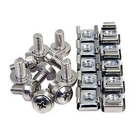 M6-Montageschrauben und Käfigmuttern für Serverschrank / Rack - 100 St. - Schrauben für Rack