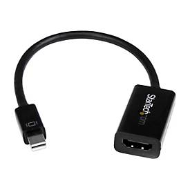 Image of StarTech.com Mini DisplayPort auf HDMI 4k @ 30Hz Adapter - DP 1.2 zu HDMI Audio Video Konverter für MacBook Pro / Air - Weiß - Videokonverter - Schwarz
