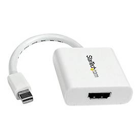 Image of StarTech.com Mini DisplayPort auf HDMI Adapter - mDP zu HDMI (Stecker/Buchse) Konverter - 1920x1200 - Weiß - Videoadapter - DisplayPort / HDMI - 17 cm