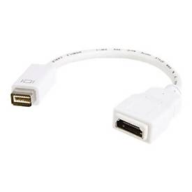 Image of StarTech.com Mini DVI auf HDMI-Adapter Kabel - Mini DVI (Stecker) (32 pin) zu HDMI (Buchse) (19 pin) - für MacBooks und iMacs - Videoadapter - HDMI / DVI - 20 cm
