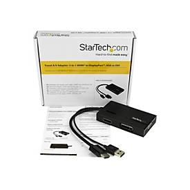 Image of StarTech.com Reise A/V Adapter - 3-in-1 HDMI zu DisplayPort, VGA oder DVI - 1920 x 1200 - HDMI Adapter - Videokonverter