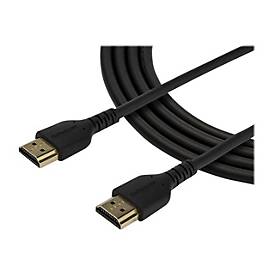Image of StarTech.com RHDMM1MP HDMI Kabel (1m, HDMI 2.0, 4k 60Hz, premium High Speed HDMI Kabel mit Ethernet, für Monitore oder TVs) - HDMI-Kabel mit Ethernet - 1 m