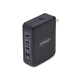 StarTech.com Startech 140W USB-C Wall Charger, USB-C/USB-A, PD GaN Power Adapter - Netzteil - GaN-Technologie - 140 Watt - 5 A - Power Delivery 3.1 - 4 Ausgabeanschlussstellen (USB, 3 x USB-C)