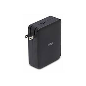 StarTech.com Startech 140W USB-C Wall Charger, USB-C/USB-A, PD GaN Power Adapter - Netzteil - GaN-Technologie - 140 Watt - 5 A - Power Delivery 3.1 - 4 Ausgabeanschlussstellen (USB, 3 x USB-C)