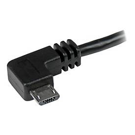 StarTech.com StarTech Micro USB Kabel mit rechts gewinkelten Anschlüssen - Stecker/Stecker - 1m - USB A zu Micro B Anschlusskabel - USB-Kabel - Micro-USB Typ B (M)