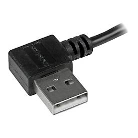 StarTech.com StarTech Micro USB Kabel mit rechts gewinkelten Anschlüssen - Stecker/Stecker - 1m - USB A zu Micro B Anschlusskabel - USB-Kabel - Micro-USB Typ B (M)