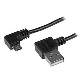 StarTech.com StarTech Micro USB Kabel mit rechts gewinkelten Anschlüssen - Stecker/Stecker - 1m - USB A zu Micro B Anschlusskabel - USB-Kabel - Micro-USB Typ B (M)