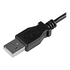 StarTech.com StarTech Micro USB Lade/Sync-Kabel - St/St - Micro USB linksgewinkelt - 1m - USB auf Micro USB Ladekabel - USB-Kabel - Micro-USB Typ B (M)