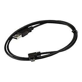 StarTech.com StarTech Micro USB Lade/Sync-Kabel - St/St - Micro USB rechtsgewinkelt - 1m - USB auf Micro USB Ladekabel - USB-Kabel - Micro-USB Typ B (M)