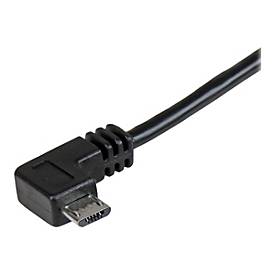 StarTech.com StarTech Micro USB Lade/Sync-Kabel - St/St - Micro USB rechtsgewinkelt - 1m - USB auf Micro USB Ladekabel - USB-Kabel - Micro-USB Typ B (M)