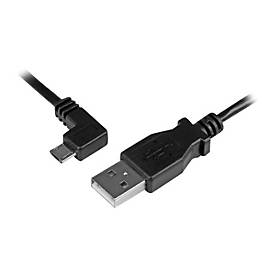 StarTech.com StarTech Micro USB Lade- und Sync-Kabel St/St - Links gewinkelt Micro-USB - 0,5m - USB-Kabel - Micro-USB Typ B (M)