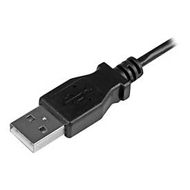 StarTech.com StarTech Micro USB Lade- und Sync-Kabel St/St - Links gewinkelt Micro-USB - 0,5m - USB-Kabel - Micro-USB Typ B (M)