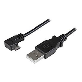 StarTech.com StarTech Micro USB Lade- und Sync-Kabel St/St - Rechts gewinkelt Micro-USB - 0,5m - USB-Kabel - Micro-USB Typ B (M)