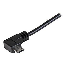 StarTech.com StarTech Micro USB Lade- und Sync-Kabel St/St - Rechts gewinkelt Micro-USB - 0,5m - USB-Kabel - Micro-USB Typ B (M)