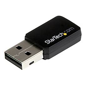 Image of StarTech.com USB 2.0 AC600 Mini Dual Band Wireless-AC Network Adapter - 1T1R 802.11ac WiFi Adapter - 2.4GHz / 5GHz USB Wireless (USB433WACDB) - Netzwerkadapter - USB 2.0