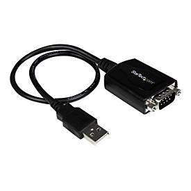 Image of StarTech.com USB 2.0 auf Seriell Adapter - USB zu RS232 / DB9 Schnittstellen Konverter (COM) - Stecker / Stecker 0,3m - Serieller Adapter - USB - RS-232