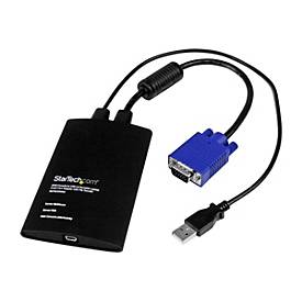 StarTech.com USB 2.0 KVM Konsole - Mobiler Laptop Crash Cart Adapter mit Datenübertragung und Videoaufnahme - Portable U