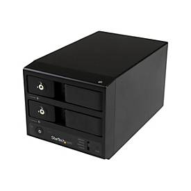 StarTech.com USB 3.0 / eSATA Dual Bay Festplattengehäuse mit UASP für 3,5 SATA III Festplatten - 2-fach Hot Swap Gehäuse