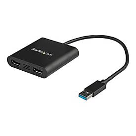 Image of StarTech.com USB auf HDMI Adapter (4K, dual HDMI Monitor, USB 3.0 zu HDMI Adapter, USB zu HDMI Display Adapter, nur für Windows) - Adapterkabel - HDMI / USB - TAA-konform - 31.5 m