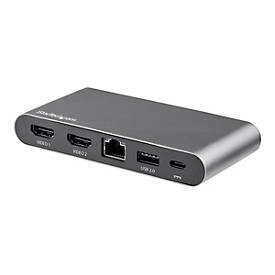 StarTech.com USB-C-Dock - USB-C Hub - 4K HDMI USB-C-Dockingstation -  Mini dock - Dual Monitor - 100W Power Delivery Pas