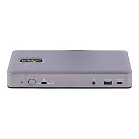StarTech.com USB-C Docking Station - Multi Monitor HDMI/DP/DP Alt Mode USB-C Dock - 3x 4K30 / 2x 4K60 - 7-Port USB Hub -