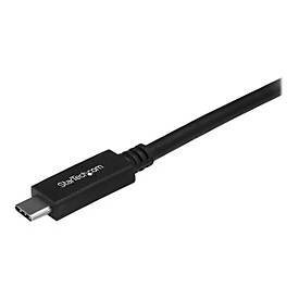 Image of StarTech.com USB-C Kabel mit Power Delivery (3A) - St/St - 2m - USB 3.0 - Zertifiziert - USB 3.0 Typ C Kabel - USB 3.1 Gen1 (5Gbit/s) - USB Typ-C-Kabel - USB-C bis USB-C - 2 m