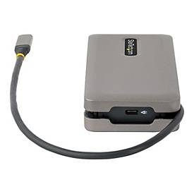 StarTech.com USB-C Multiport Adapter, HDMI/VGA, 4K 60Hz Video, 3-Port USB Hub, 100W Power Delivery Pass-Through, GbE, US
