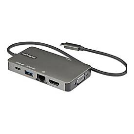 StarTech.com USB-C Multiport Adapter - USB-C auf 4K 30Hz HDMI oder 1080p VGA - USB Typ-C Mini Dock mit 100W Power Delive