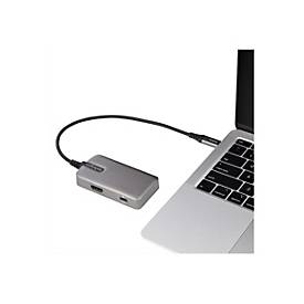 StarTech.com USB-C Multiport Adapter - USB-C auf 4K 60Hz HDMI 2.0, 100W PD Pass-through - 3-Port 10Gbit/s USB 3.1 Hub - 