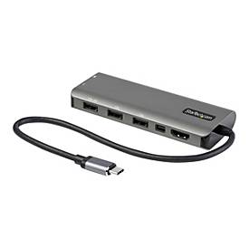 StarTech.com USB-C Multiport Adapter - USB-C auf HDMI oder Mini DisplayPort 4K 60Hz, 100W Power Delivery Pass-Through, 4