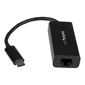 Image of StarTech.com USB C to Gigabit Ethernet Adapter - 10 / 100 / 1000 Mbps, Limited stock, see similar item S1GC301AUW - Netzwerkadapter - USB-C - Gigabit Ethernet