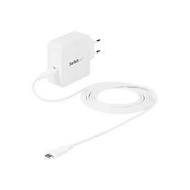 Image of StarTech.com USB C Wall Charger, USB C Laptop Charger 60W PD, 6ft/2m Cable, Universal Compact Type C Power Adapter, Dell XPS/Lenovo X1 Carbon, HP EliteBook, MacBook, USB IF/CE Certified - 60W PD3.0 Wall Charger (WCH1CEU) Netzteil - USB-C - 60 Watt