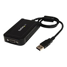 Image of StarTech.com USB VGA Adapter - 1920x1200 - Multi Display Adapter Kabel - Externe Monitor Grafikkarte - 1080p - USB 2.0 - USB/VGA-Adapter - USB bis HD-15 (VGA) - TAA-konform - 50 cm