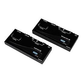 StarTech.com USB VGA KVM Verlängerung bis zu 150m - KVM extender über Cat5 UTP Netzwerkkabel 2x VGA Buchse, 4x USB Steck