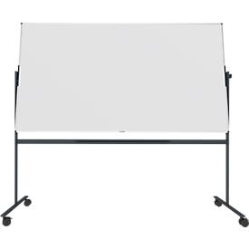 Stativ-Drehtafel Legamaster UNITE, magnetisch, drehbar um 360°, B 2200 x T 12,6 x H 1200 mm, lackierter Stahl, weiß