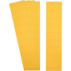 Steckkarten für Ultradex Stecktafeln Planrecord, beschreibbar, B 70 x H 32 mm, Karton, gelb, 90 Stück