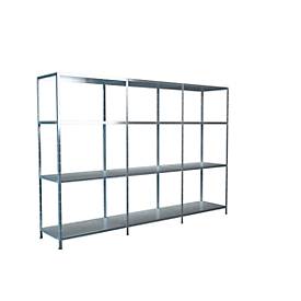 Steckregal, H 1800 x T 500 mm, verzinkt