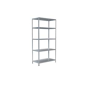 Steckregal, H 2000 x T 500 mm, verzinkt