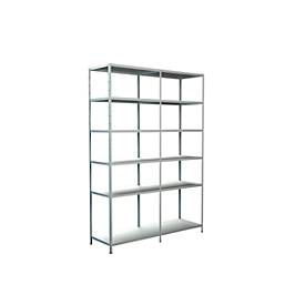 Steckregal, H 2300 x B 1600 x T 500, weiß