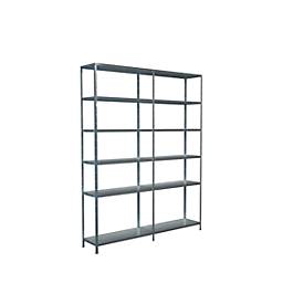 Steckregal, H 2300 x B 1800 x T 350 mm, verzinkt